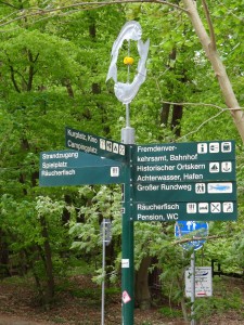 Wegweiser Zempin